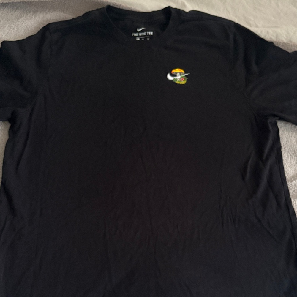 Nike Black Short Sleeve Tee with Shroom Logo